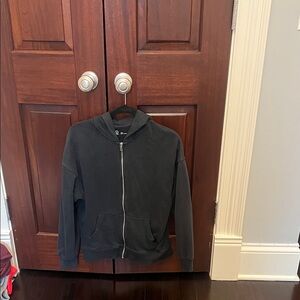 Gilly Hicks Charcoal Zip-Up Jacket